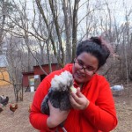 GJC-Steph with chicken