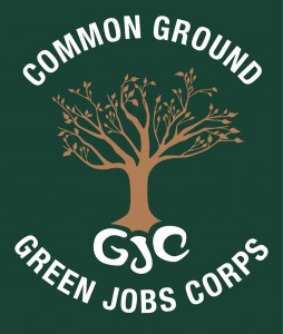 The Green Jobs Corps logo, designed by student Isabella Torres, class of '16