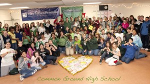 On December 21st, Common Ground students gathered to express their solidarity with the students of Sandy Hook Elementary School.