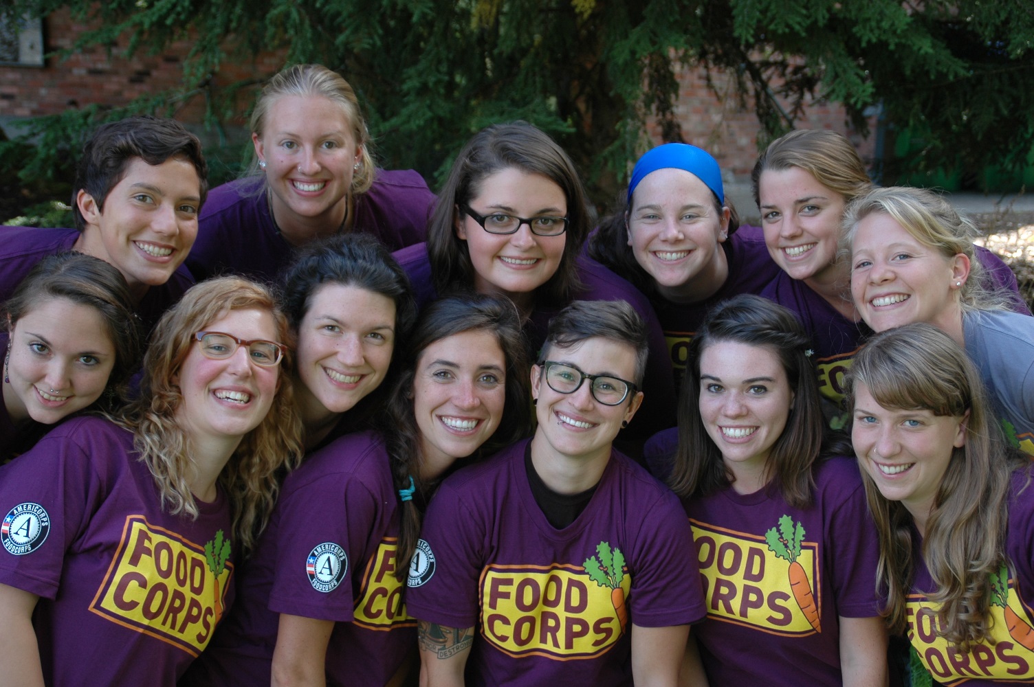 All 12 FoodCorps Members based in Connecticut descended upon Common Ground's Site on September 20th