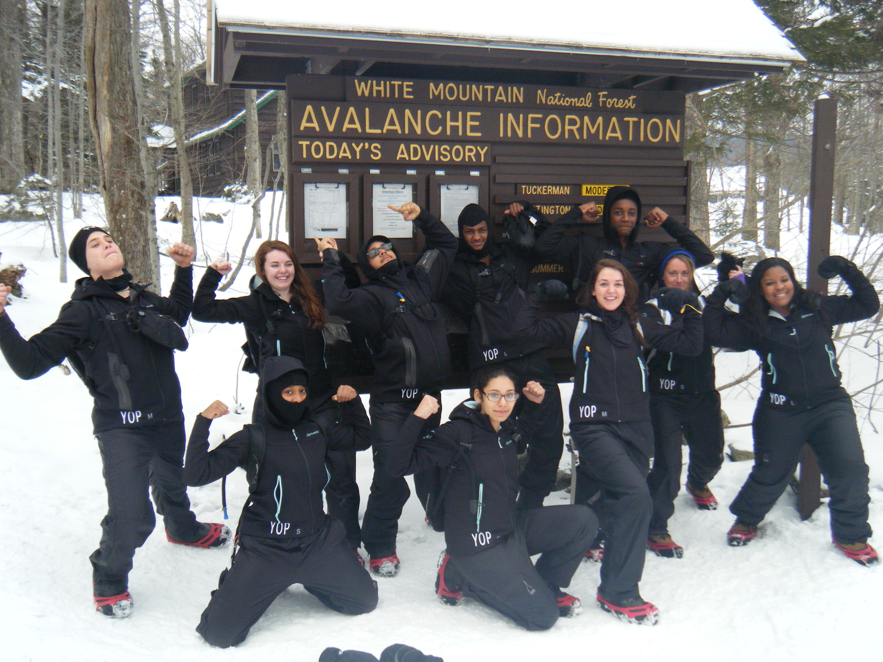 Students enjoy Adventure's Club most recent trip to the White Mountains.
