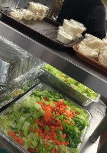 Salad is always a staple at Common Ground. But the required individual servings of dressing create a lot of added waste.