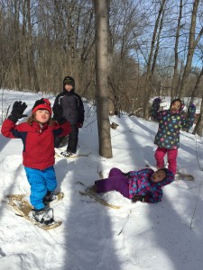 Feb Vacation Camp Snowshoe kids