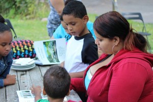 Alumna Marisol with her family.