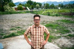 (Chris Detrick | The Salt Lake Tribune) Roots Charter High School founder Tyler Bastian poses for a portrait Thursday, May 21, 2015. Roots Charter High School will open this fall and use farming and agriculture as a way to teach students about math, science, English and arts.