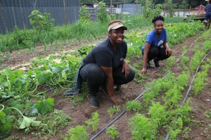 Marline and Sister Louann farm interns