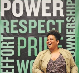 Akiima Price, who "“I use nature as a medium to create social change in urban communities of color,” was Common Ground's 2015 Environmental Leader in Residence.