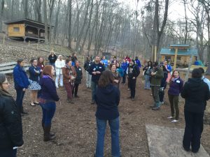 Environmental Educators from across New England gather in Common Ground's outdoor classroom. Their common question: How do we need to change as individuals, organizations, and systems to support a new, more diverse generation of EE leaders?