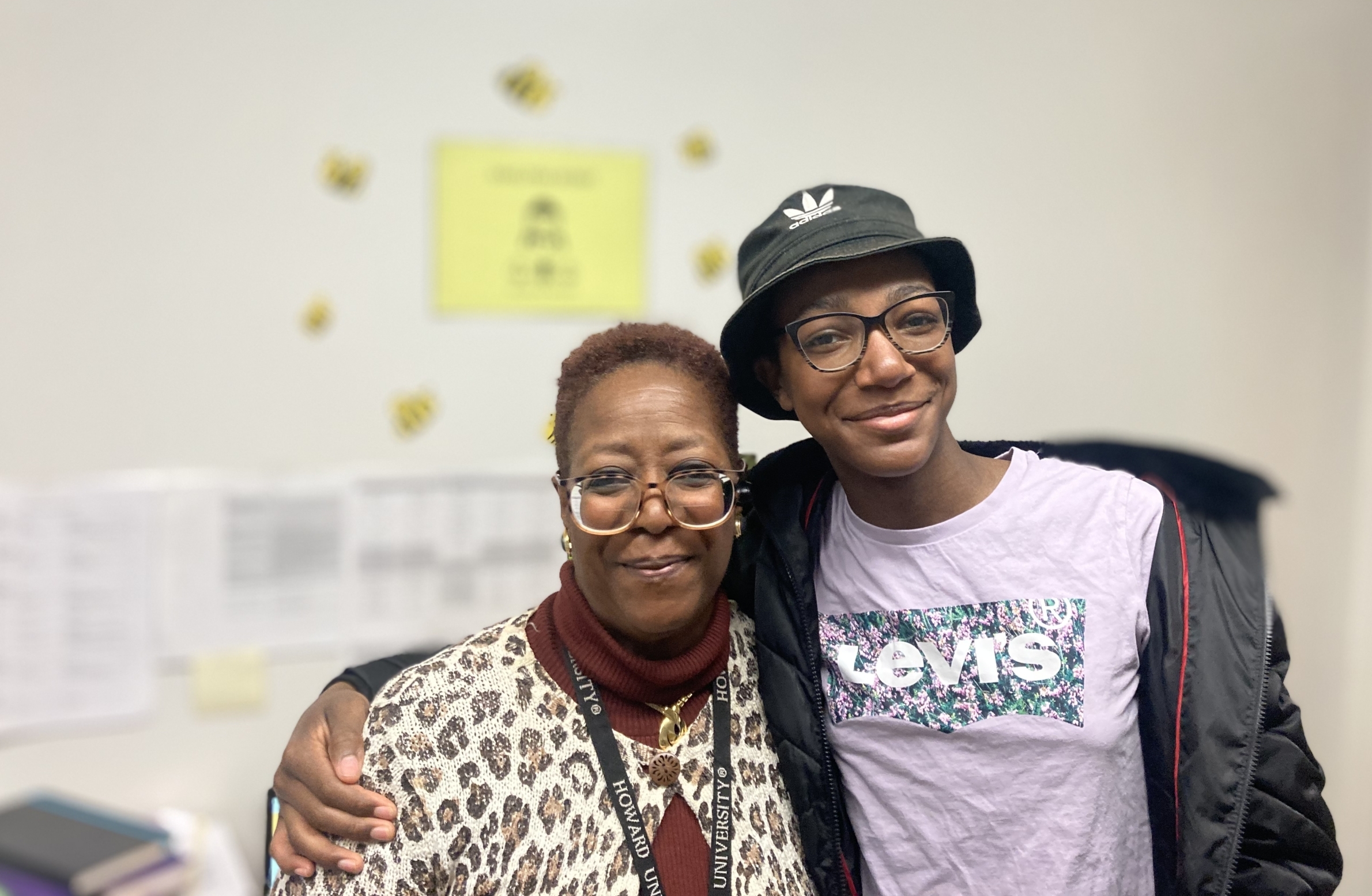 Teacher Darlitha Busby and Student Intern Jayla Turner in a Common Ground Classroom